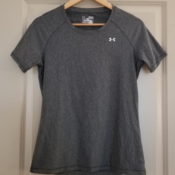New Under Armour Fitted Heat Gear Workout Top Med - Picture 1 of 6